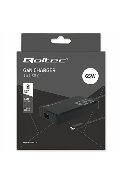 NO BRAND Adaptor de alimentare GaN PD de 65W, 5-20V 3.25A, USB-C 3.1, Încărcă...