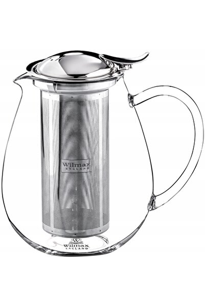 NO BRAND WILMAX Ceainic Rezistent la Căldură 1.3L cu Infuzor Metalic și Capac...