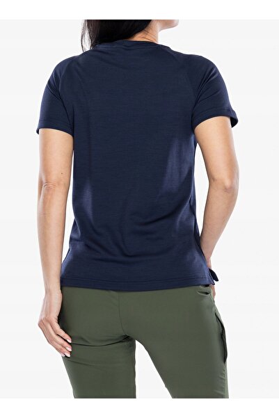 NO BRAND Tricou Merino de damă Sensor Merino Blend Moon SS Tee - albastru înc...