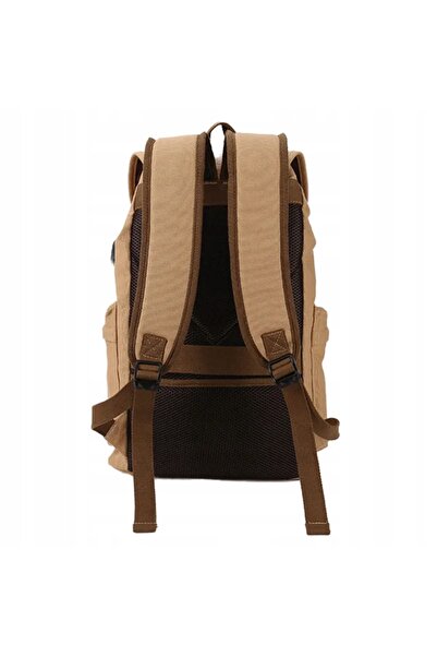 NO BRAND Rucsac de oraș Retro Vintage din Pânză Unisex cu Compartiment Laptop...