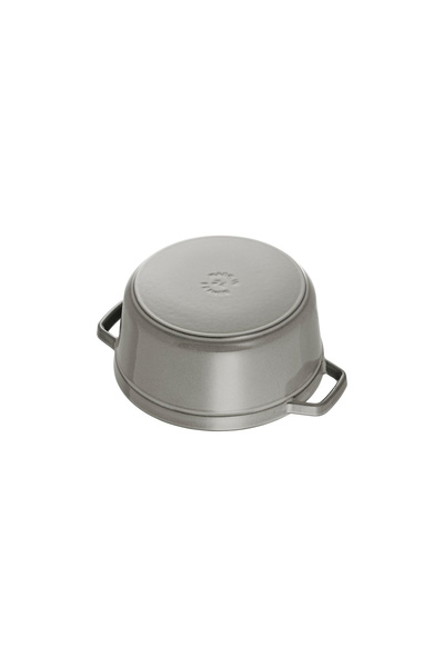 NO BRAND Staub La Cocotte Oală din fontă de 3,8 litri, culoare grafit