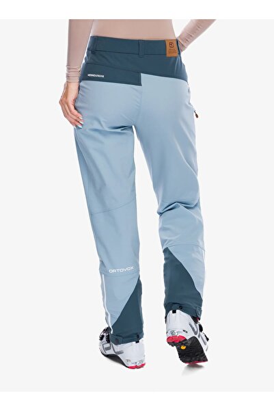 NO BRAND Pantaloni softshell Ortovox Mondeval de damă - gri glaciar M
