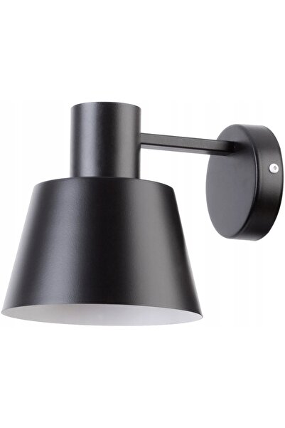 Sigma Aplică de perete DUNKA neagră cu interior alb E27 15W Iluminat