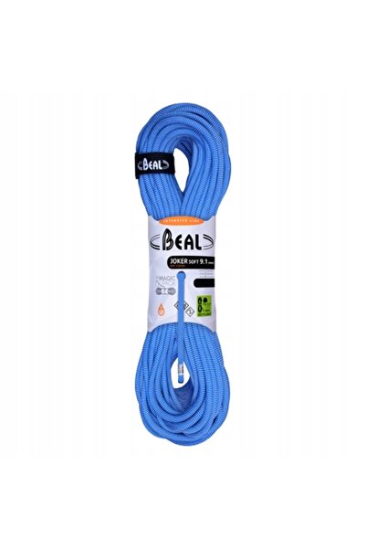 NO BRAND Coardă de alpinism Beal Joker Soft 9,1 mm 60m Unicore Dry Cover - al...