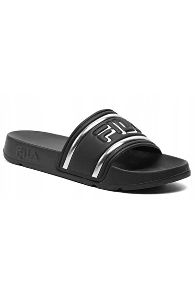 FILA Șlapi de damă Morro Bay Logo negru-gri Mărimea 36