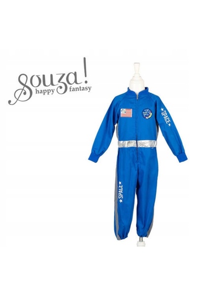 NO BRAND Souza! Costum de astronaut Andre albastru 5-7 ani