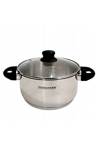 NO BRAND FACKELMANN OALĂ cu capac 3,4 L, 20 cm, oțel 16/10, Geneva, GAZ, INDU...