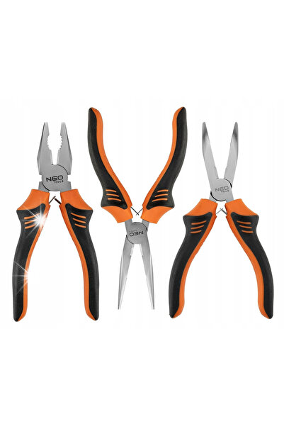 NEO Tools Set de clești NEO 180mm, clești universali, alungiți