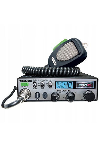 NO BRAND PRESIDENT TAYLOR IV DM, radio CB ASC, AM/FM + microfon President DIG...