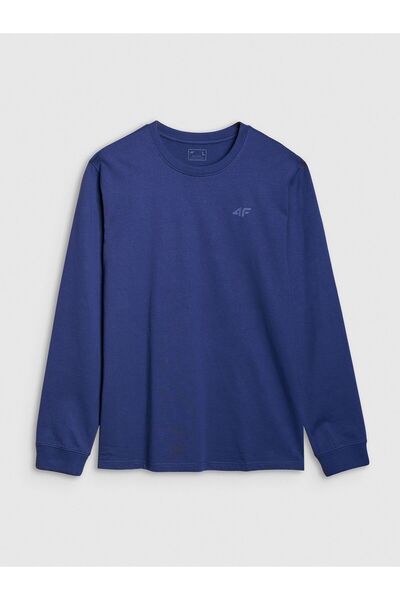 4F Tricou bărbătesc cu mânecă lungă M432 bleumarin mărimea 2XL