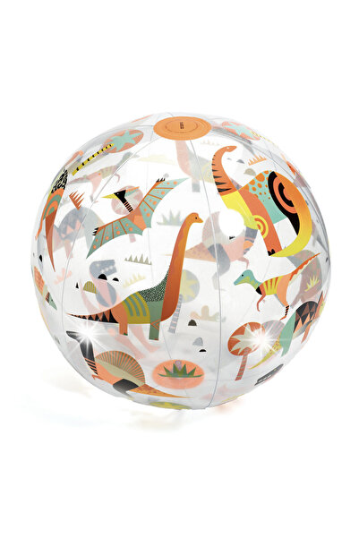 djeco Minge de plajă DINO FLUO 35cm 0174