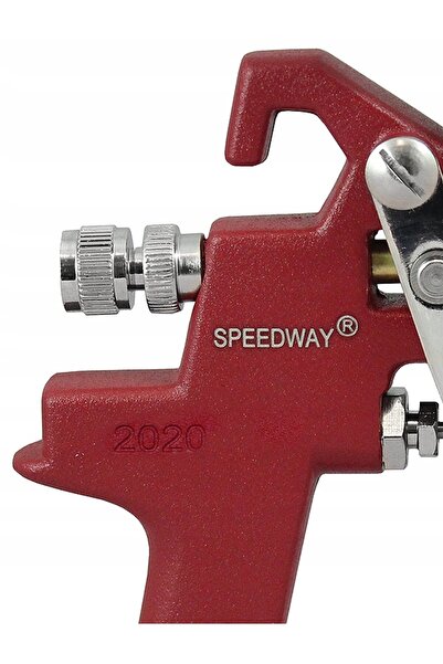 NO BRAND Pistol de vopsit SPEEDWAY roșu HP 2,0 mm pentru vopsea ROȘU