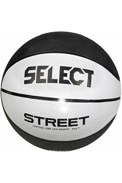 SELECT Minge de baschet stradală 2023 alb/negru 12074 R. 6
