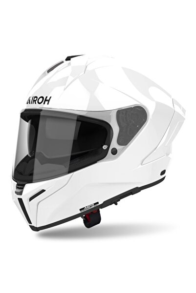 NO BRAND CASCA AIROH MATRYX WHITE GLOSS [Marime: XL]