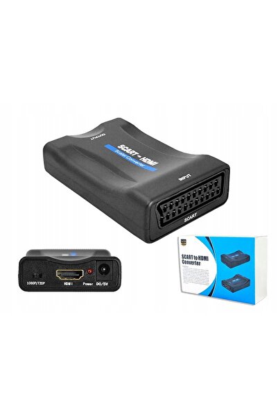 NO BRAND ADAPTOR CONVERTOR SCART EURO la HDMI (2737)