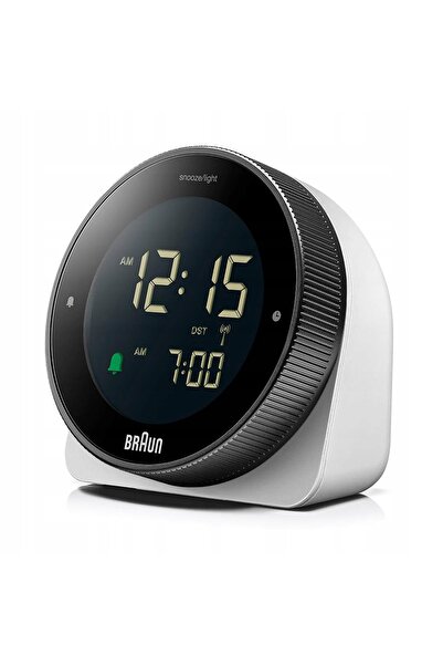 Braun BC24W-DCF - 7,8x8cm - ALB - Ceas deșteptător electronic tactil