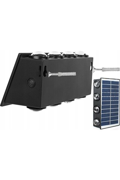 NO BRAND Lampă solară LED culori RGB senzor solar de la amurg la zori pentru ...