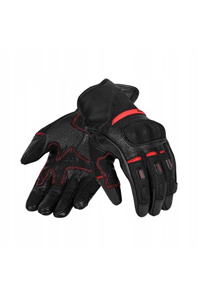 seca MĂNUȘI DE MOTOCICLETĂ AXIS MESH II RED XL Protecție ranforsată pentru pa...