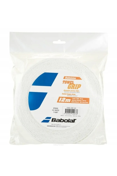 BABOLAT Rolă superioară de prosop adeziv 12m alb