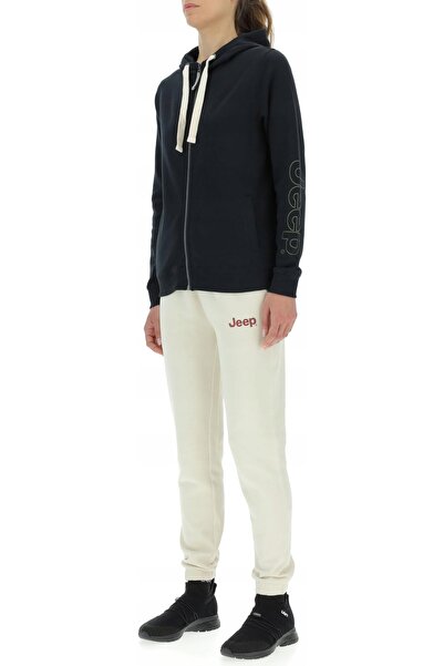 JEEP J23W Pantaloni de trening de damă crem uni clasici XS