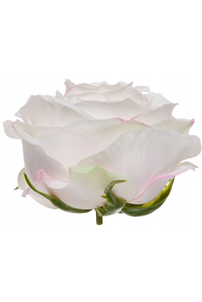 NO BRAND TRANDAFIR DE DECORAȚIE CREAM POWDER PINK 12 BUC. CAP DE FLOARE PREMIUM