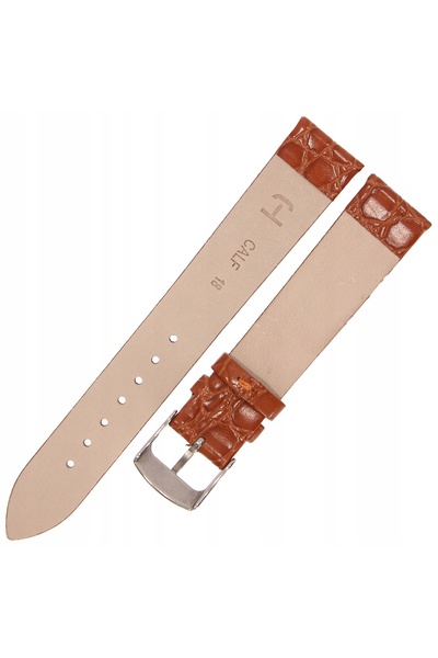 NO BRAND HORIDO 0117 - MARO MEDIU - 18mm - Curea de ceas din piele texturată