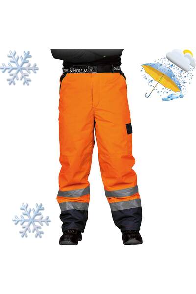 NO BRAND Pantaloni de lucru călduroși, reflectorizanți, de siguranță, reziste...