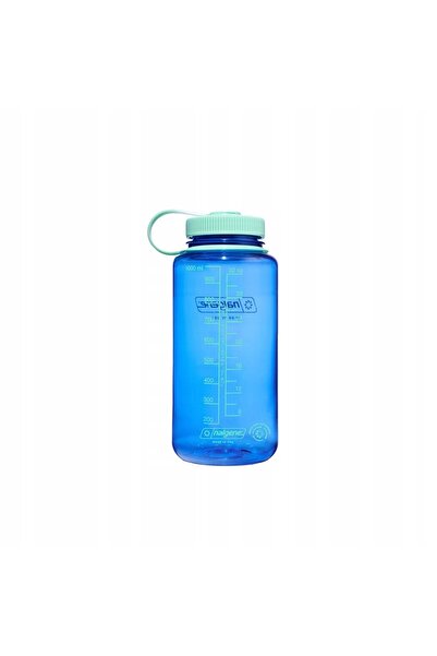 NO BRAND Sticlă Nalgene cu gura largă, albastru Cornflower, Sustain, 1L, nuan...