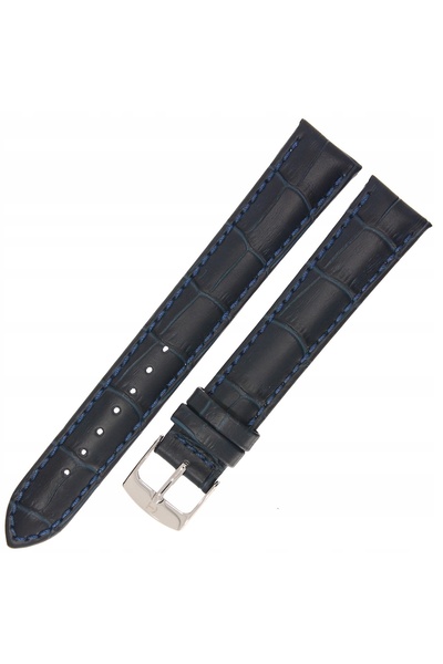 NO BRAND HORIDO 0189L - MARO ÎNCHIS - 18 mm - Curea de ceas din piele