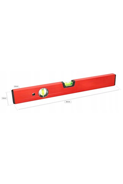 NO BRAND Nivelă din aluminiu roșie WASERWAGA pentru construcții 30 CM LIBELLA
