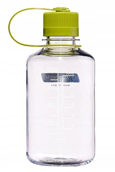 NO BRAND Bidon de apă pentru antrenament Nalgene, transparent, cu capac cu fi...