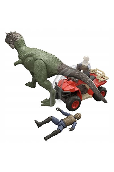 mattel Jurassic World Dinozaur și Vehicul de teren cu set de prindere JKG91