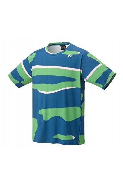 YONEX Tricou de tenis pentru antrenament verde-marin XL