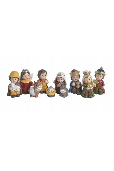 NO BRAND Figurine de Crăciun pentru Scena Nașterii Domnului, Sfânta Familie, ...