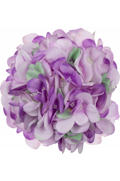 NO BRAND 6X CAPETE DE FLORI DE HIDRANGEA MOV ARTIFICIALE