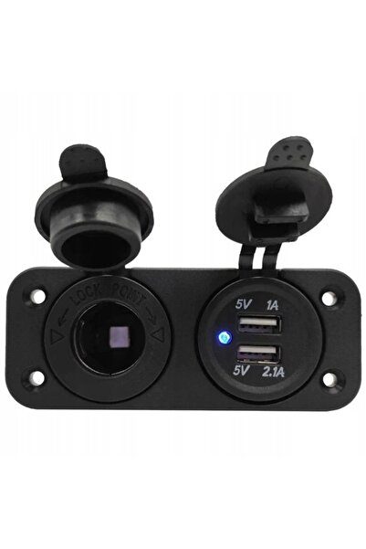 NO BRAND PRIZĂ DE ÎNCĂRCARE 2x USB 2.1A 1A BRICHETĂ AUTO 12V