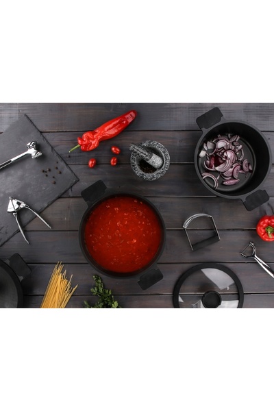 NO BRAND Set de vase de gătit cu strat antiaderent PREMIUM valdinox expert