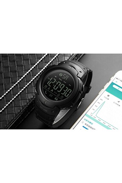 Skmei Ceas bărbătesc sport Bluetooth, cu pedometru, contor de calorii, multif...