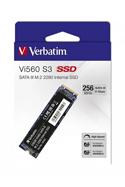 Verbatim Vi560 S3 256GB M.2 2280 SATA Unitate Solid-State Internă (SSD)