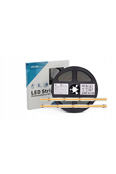 NO BRAND Bandă LED PRO 3Y 24V 2640 COB 10W ALB RECE 1m