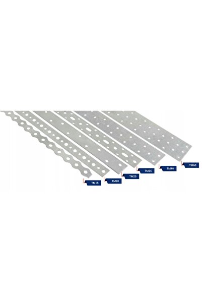NO BRAND Bandă de montaj perforată pentru tâmplari 25mm 25mb