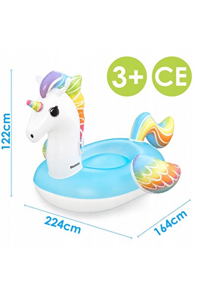 BESTWAY Saltea gonflabilă unicorn pentru piscină și plajă 224x164cm