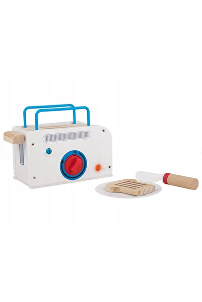 NO BRAND Set de accesorii de bucătărie din lemn Playtive: Prăjitor de pâine, ...