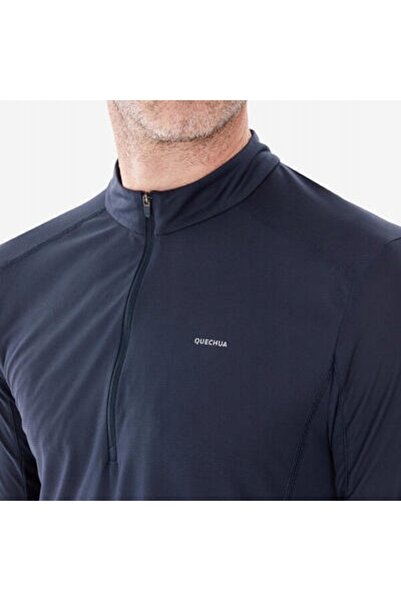 NO BRAND Tricou turistic pentru bărbați, cu mânecă lungă, Quechua MH500