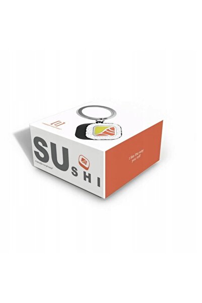 NO BRAND Breloc pentru chei cu pandantiv Metalmorphose sushi