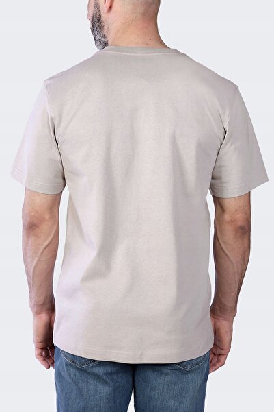 Carhartt Tricou bărbătesc gros cu buzunar K87 V61 Mink - XS