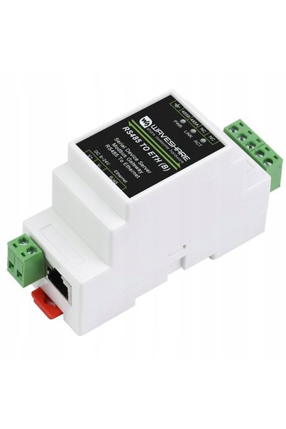 NO BRAND Convertor industrial Waveshare RS485 la Ethernet RJ45 cu montare pe ...