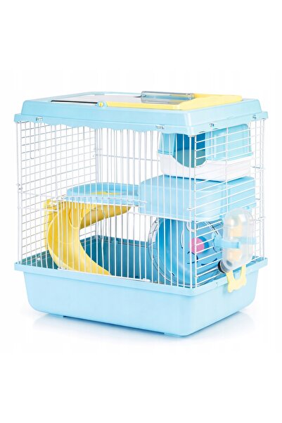 NO BRAND Set de podele pentru cușcă de rozătoare mici, Blue Wheelhouse, 27x20x30