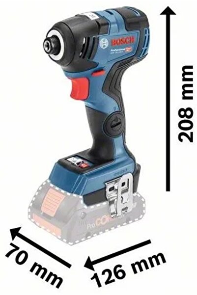 Bosch GDR 18V-200 C 0*AH 06019G4104 cheie de impact cu acumulator