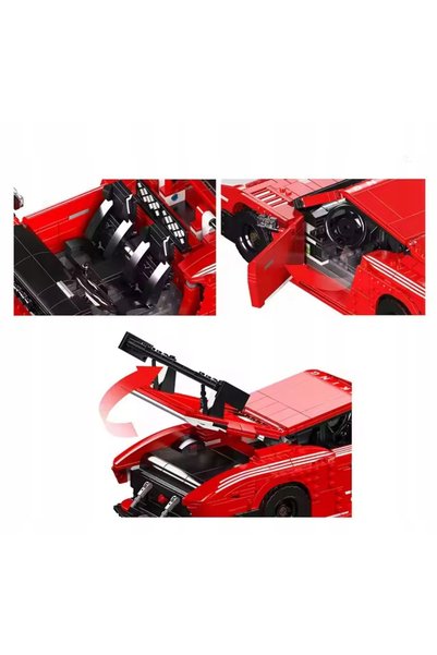 COİLTEK SET DE CUBURI DE CONSTRUCȚIE 1717 ELEMENTE AUTO MOBIL SPORT COIL